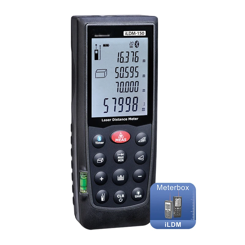laser distance meter with bluetooth rangefinder laser tape measure distance measurer