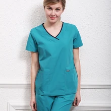 Классическая медицинская Студенческая униформа Рабочая одежда Медсестры скраб набор стоматологическая клиника стоматолога наряды V шеи больница доктор хирургии униформа