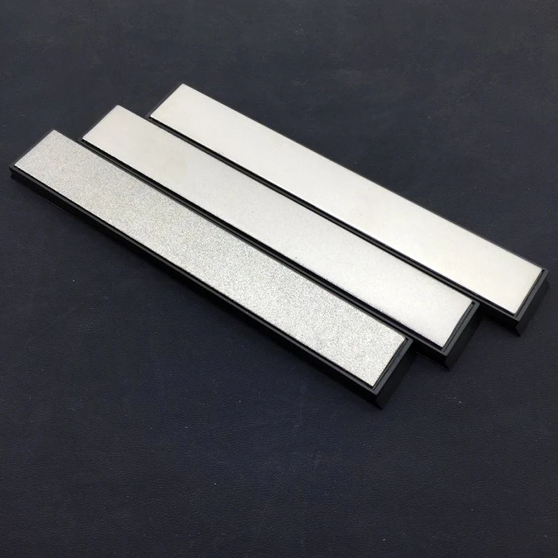 

Fixed Angle Diamond Kitchen Knife Sharpener Stones Whetstone 400# 800# 1500# 3 Pcs a Set