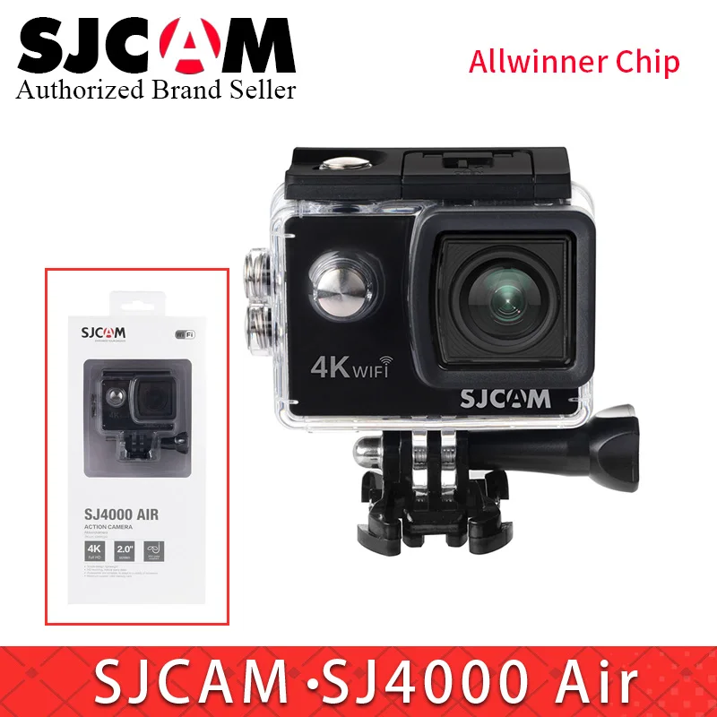 

OriginalSJCAM SJ4000 AIR yi 4K wifi Action Camera Full HD Allwinner 4K 30fps Mini Helmet Waterproof Sports DV Camera deportiva