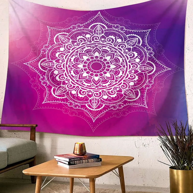 

Bohemian Style Geometry Mandala Tapestries Visionary Wall Hanging Tapestry Art Sheets Dorm Decor Hippie Beach Blanket DropShip
