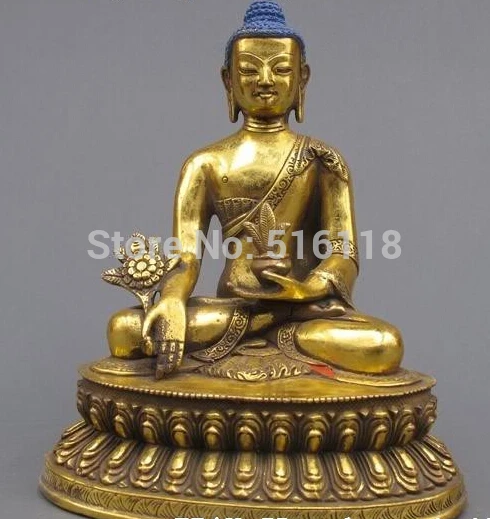 

fast Shipping Beautiful Tibetan bronze Cloisonne red coat Amitabha longevity god Amitayus