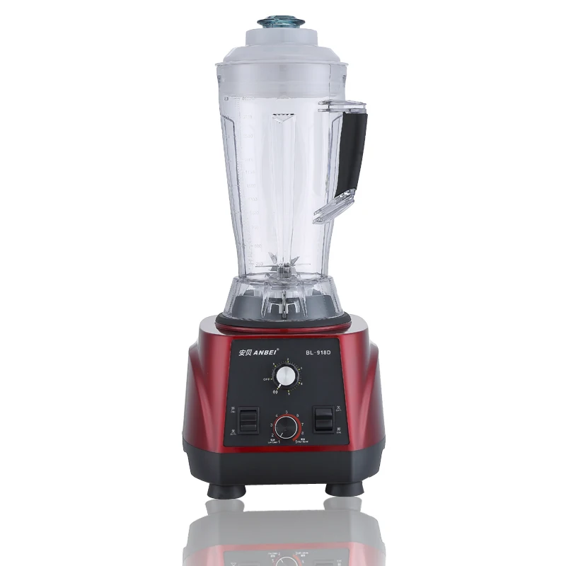 

BL-918D 4L BPA-Free 2200W Professional ice shave blender smoothie soybean blender with timer