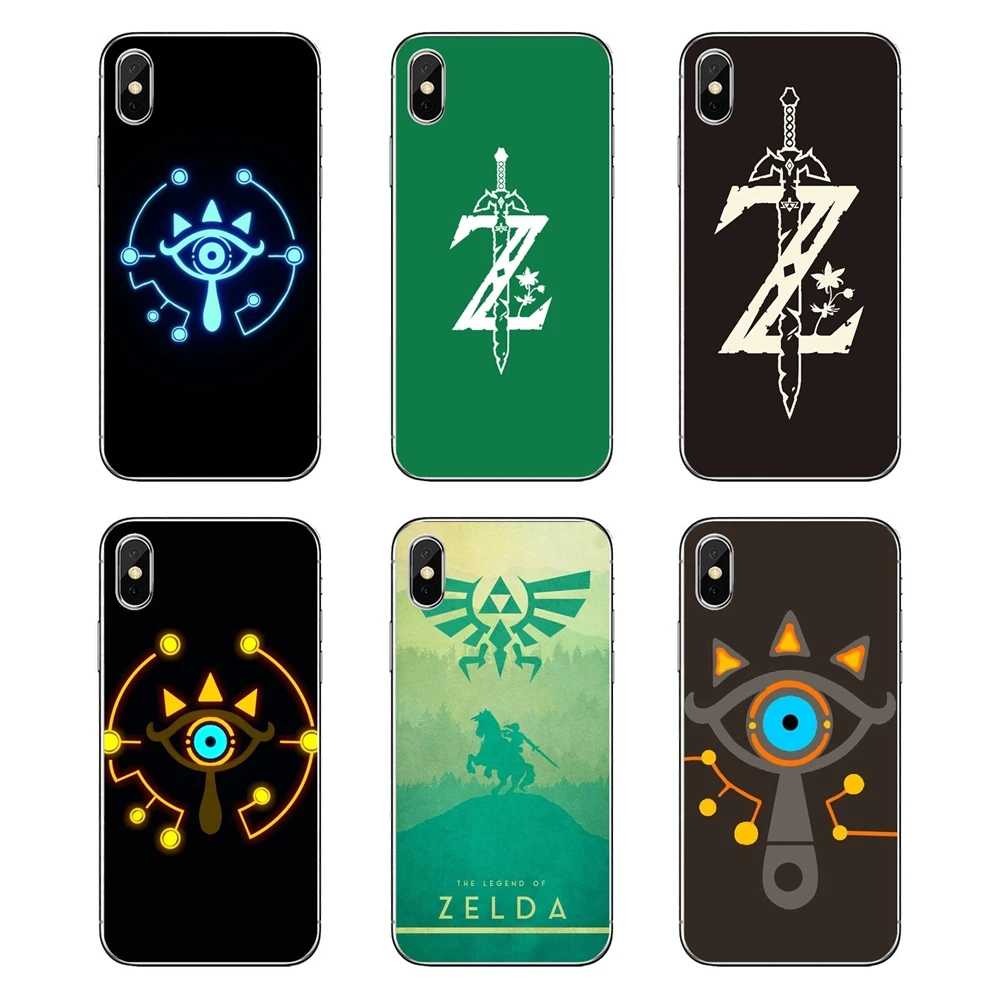 

Transparent Soft Shell Covers For iPod Touch iPhone 4 4S 5 5S 5C SE 6 6S 7 8 X XR XS Plus MAX game Legend of Zelda