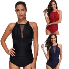 Сексуальная Пляжная одежда один предмет женский летний купальный костюм для женщин купальный костюм Купальник Одежда Бикини плюс размер XXXL