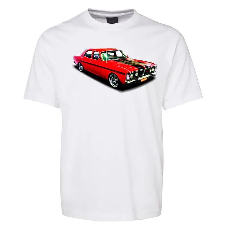 Men T-Shirt Men Clothing Plus Size New Black American Car GT Falcon Illustrated T Shirt Size S -3XL Tee Shirt