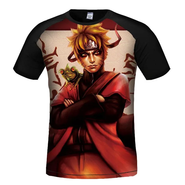 Naruto 3d Printed High Quality O Neck T-Shirts