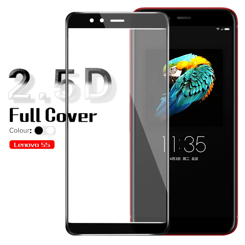 

Full Cover Tempered Glass Film For Lenovo S5 K520 5.70" Colorful Front Screen Protector For Lenovo S5 Glass With Cleaning Tools