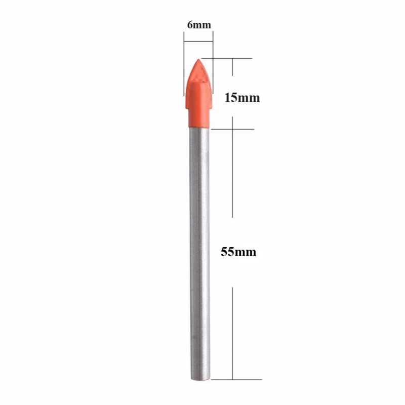 10 шт. 6 мм набор из стекла и плиточные сверла бурильное долото