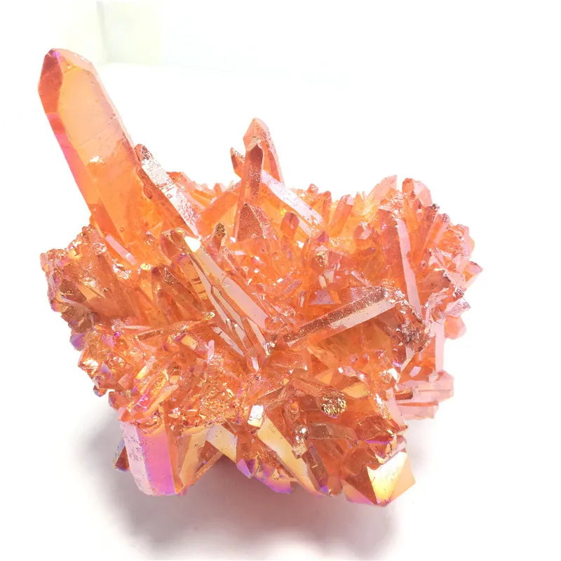 

180g Aura Crystal Cluster Colorful Angel Aura Titanium Quartz Crystal Specimen Minerals Reiki Healing Chakra