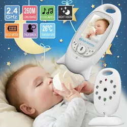 VB601 Беспроводной Детский Монитор Младенческая 2,4 ГГц цифровой видео детский монитор температуры дисплей Ночного Видения музыка няня