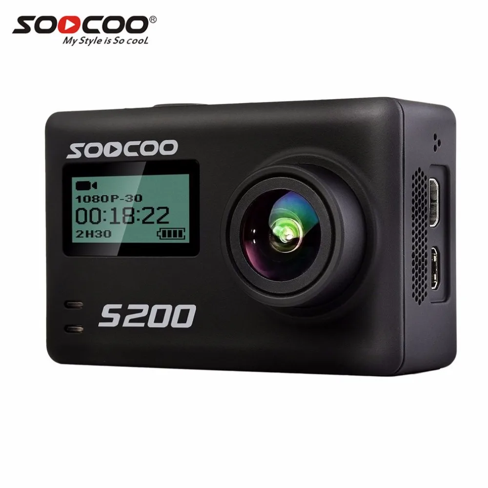 SOOCOO S200 Ultra HD 4K font b Action b font Camera NTK96660 IMX078 Mini Sport font