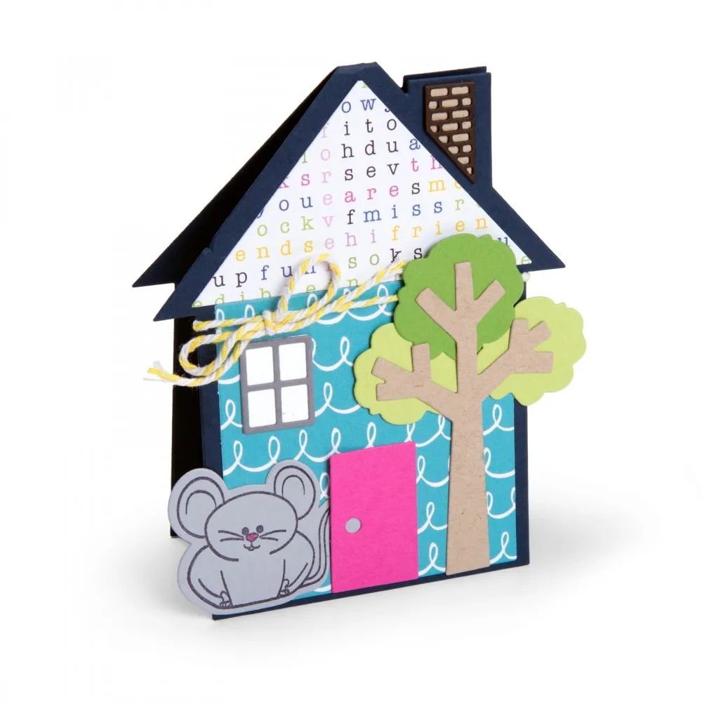

3D Box House DIY Metal Cutting Dies Craft Paper Card Photo Album Making Scrapbooking Stencil Template Handmade Decoration