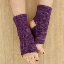 Новые танцевальные шаговые гетры для ног, трикотажные спортивные защитные теплые гетры для легинсов, однотонный Шерстяной Чехол для обуви обертывающий ногу, хлопок, поддержка ног