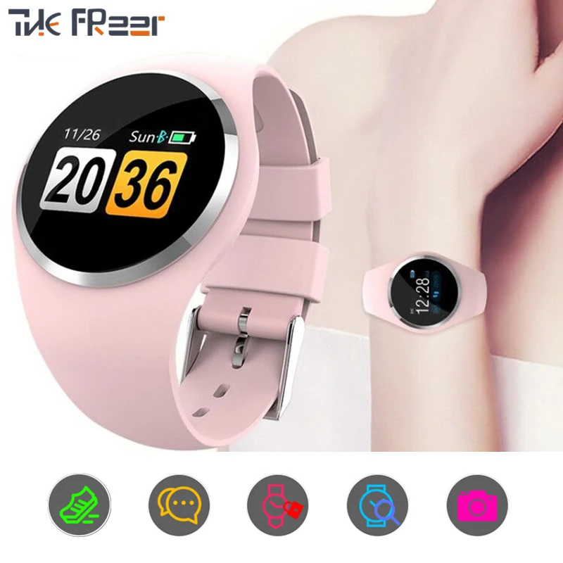 

NEW Ladies Color LCD Screen Smart Watch Blood Pressure Heart Rate Monitor Women Smart Wristband Fitness Tracker Smart Bracelet