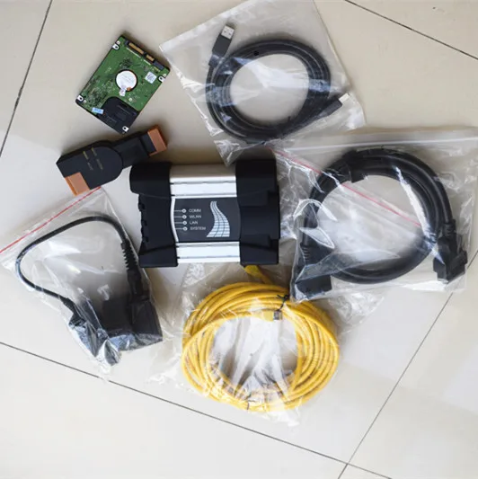  Diagnóstico del coche obd2 escáner para bmw icom A2 con 20199 Rheingold 4.18.32 instalado bien HDD/