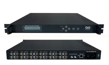 

12IN1 DVB-T MEPG2/H.264 SD Encoder Modu (12AV in, DVB-T out) Digital TV Headend System SC-4236