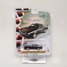 Зеленый светильник 1: 64 1978 Mustang II King Cobra бутик сплава автомобиля игрушки для детей Детские игрушки модель подарок