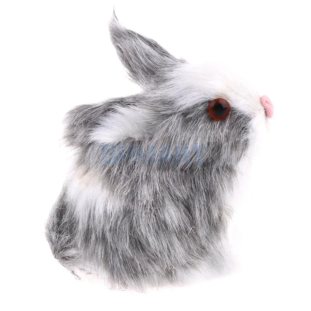 lifelike stuffed bunny