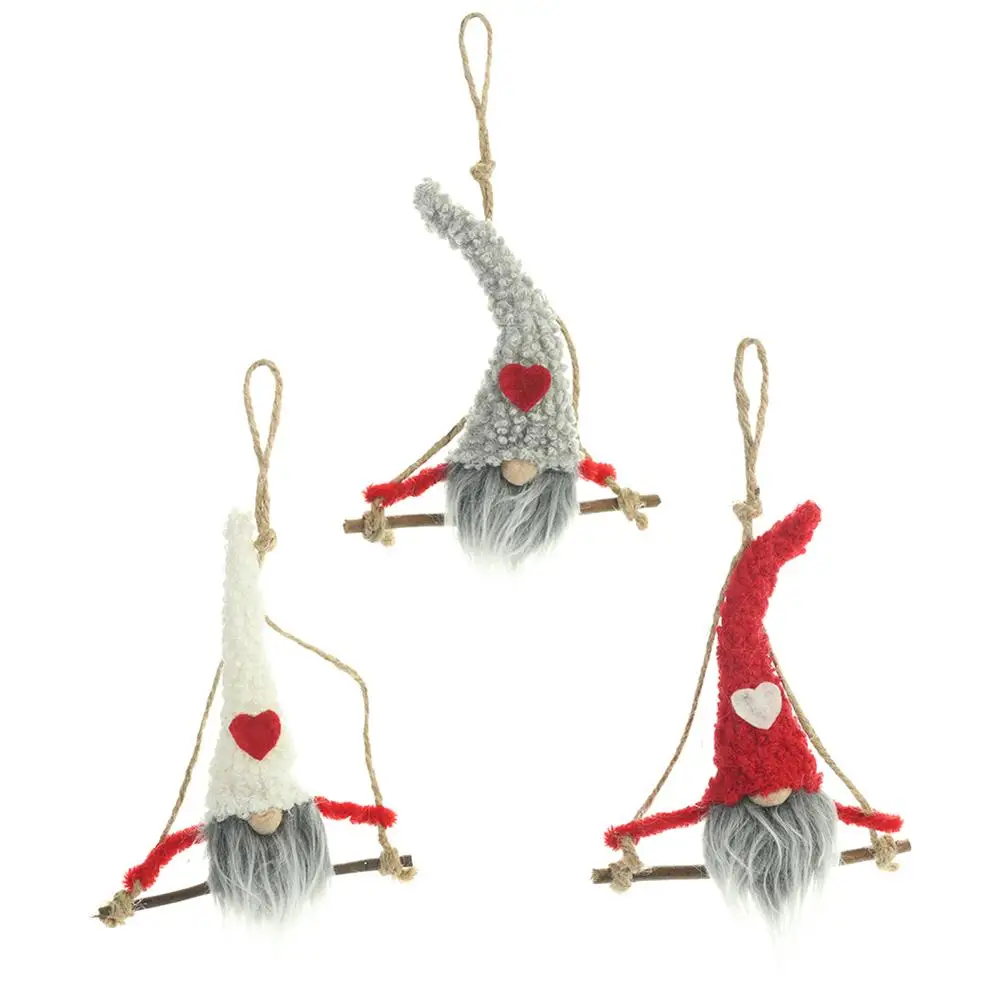 

Christmas Faceless Doll Love Pendants Swings Forest Old Man Pendant Window Decoration Party Supplies