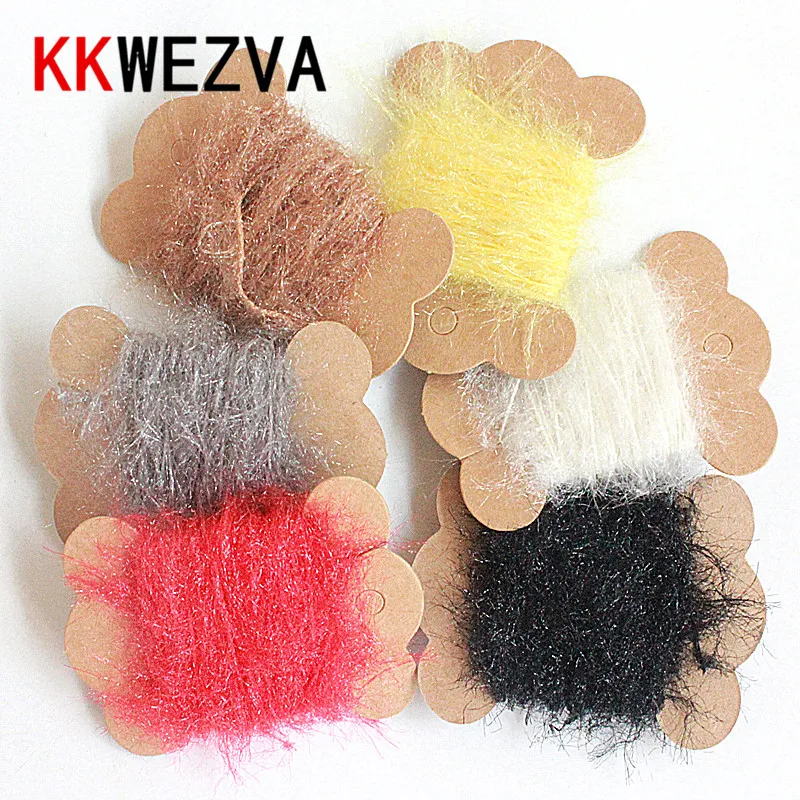 

6 Color 30m Fly Fishing Tinsel Crystal Flash Line Rig Bait Making Assorted Fly Tying Streamer Flies Material for Nymphs Body