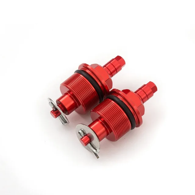 2x 31mm Motorcycle CNC Preload Adjustable Fork Bolts Cap