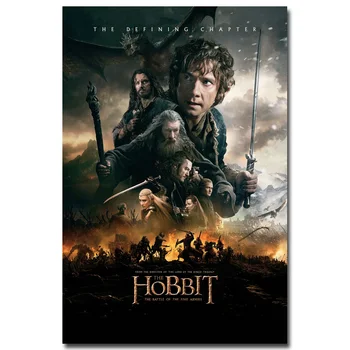 

The Hobbit 1 2 3 The Battle of the Five Armies Art Silk Poster Print 13x20 24x36 inch Movie Pictures Living Room Decor 017