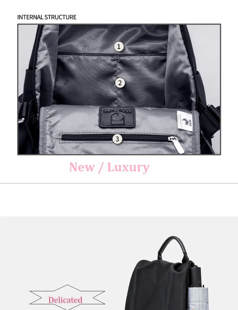 ZOOLER, новая дорожная сумка, рюкзак для женщин, дизайнерские рюкзаки, высокое качество, Женская Роскошная школьная сумка, Большая распродажа, для ноутбука# D132