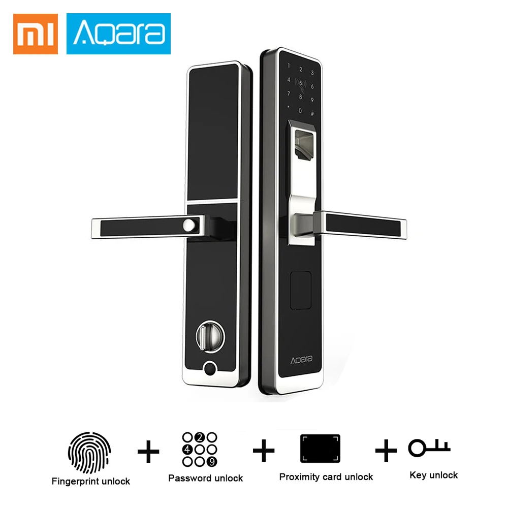 

Original Xiaomi Aqara Smart Lock Door Touch ZigBee Wifi Electronic Lock App Control For Home Security Support IOS Android