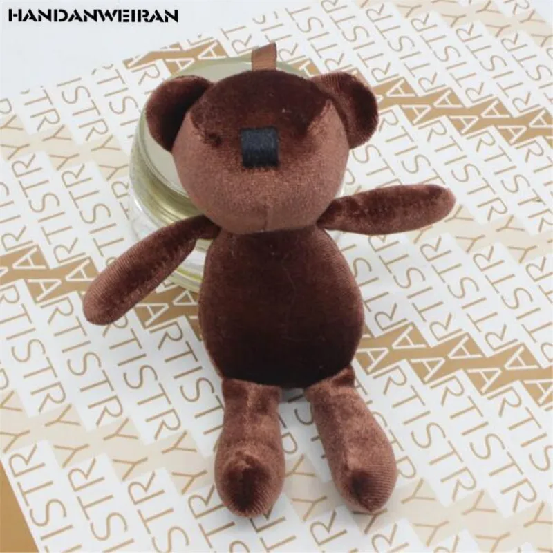 

1PCS New Eyeless Bear Long Ear Rabbit Plush Toy Mini Velvet DIY Creative Key Chain Stuffed Toys Small Pendant 13CM HANDANWEIRAN
