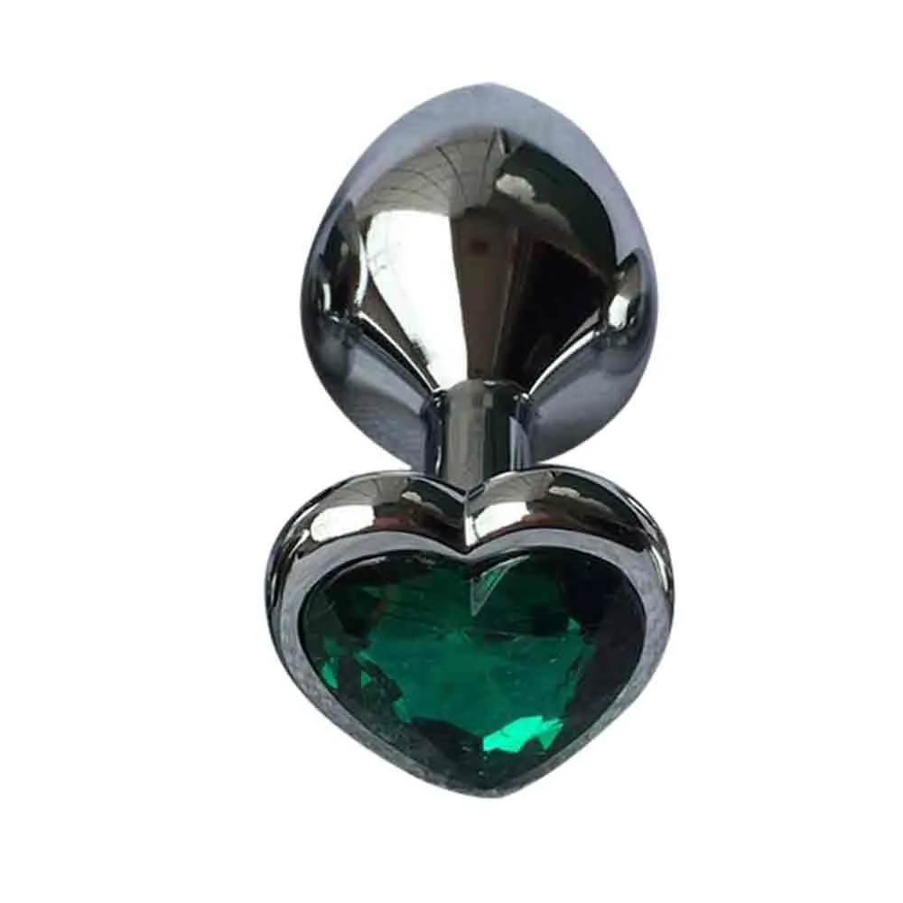 erotic font b toys b font Berg Crystal Silver Colour Metal Backyard Stainless Steel Plug Anal