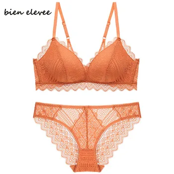 

New Women Lingerie Wire Fess Bra Sets push up bra sets soft underwear sexy bra and panty sets