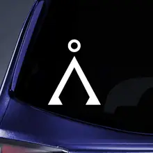 Bargain Max Decals - Stargate Earth Inspired Logo Sticker Decal Notebook Car Laptop 5 (White)
