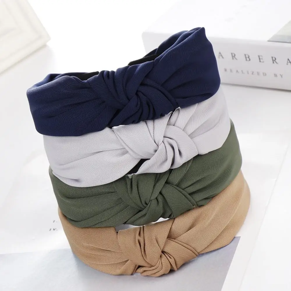 

2019 New Headbands For Women Hair Accessories Diademas Para El Pelo Muje Hairband bandeau Cheveux Velvet Headband Diadema nudo