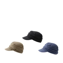 Высококачественные повседневные Восьмиугольные шляпы, мужские и женские льняные хлопоковый берет на плоской подошве, капитанская фуражка, Дальнобойщик, винтажный уличный военный