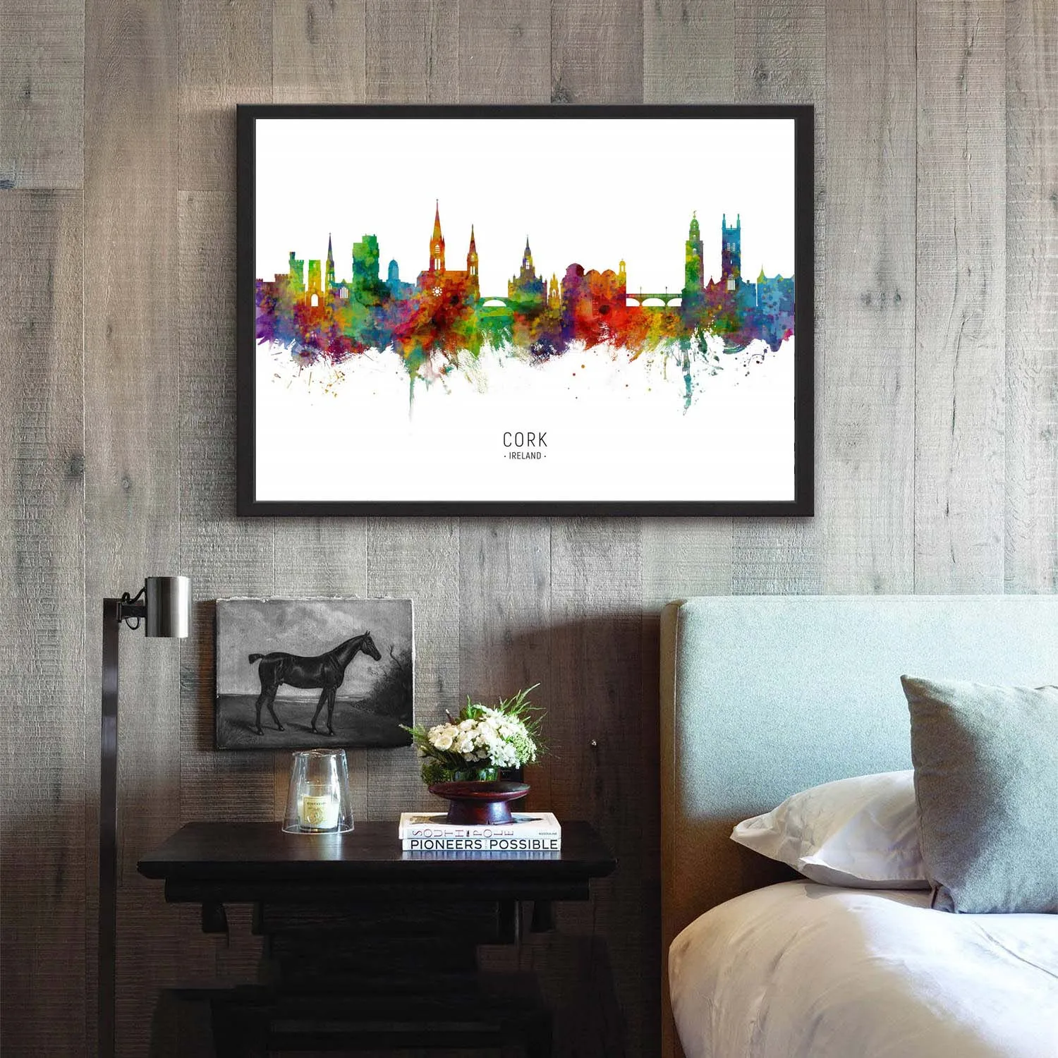 

Cork Dublin Dublin Galway Ireland Landscape Map Posters No Frame