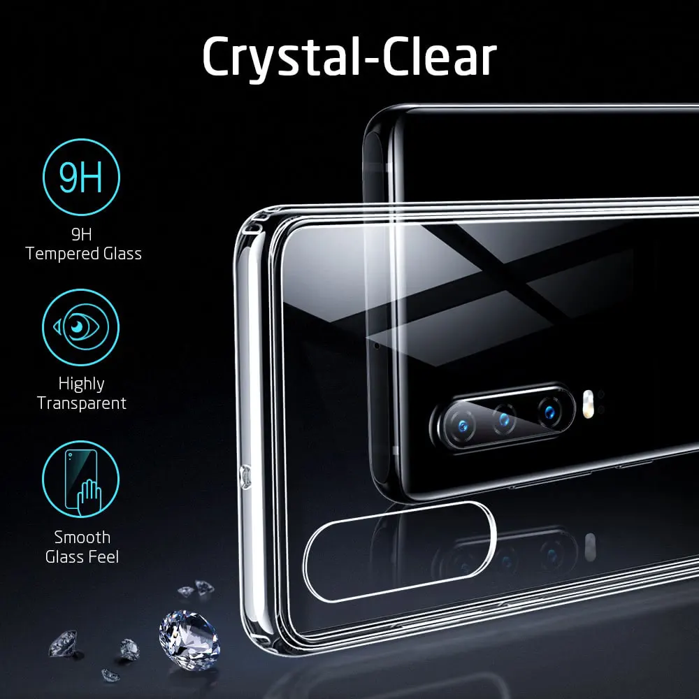 KISSCASE Luxus Gehärtetem Glas Telefon Fall Für HUAWEI P30/P30 Lite/P30 Pro Cases Fundas Transparen