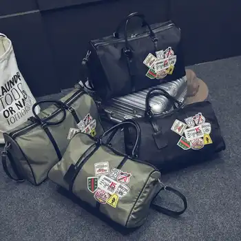 Women Travel bags Fashion Nylon Big Travel Handbag Folding Trip Bag Large Capacity Luggage Travel Duffle Bag Business Handbag