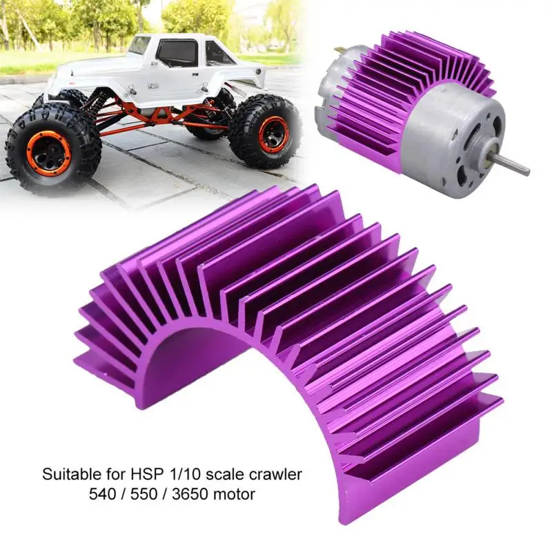 

Aluminium Alloy RC Motor Heat Sink RC Model Accessory Aluminium Alloy Heat Sink for HSP 110 Crawler 540 550 3650 Motor RC part