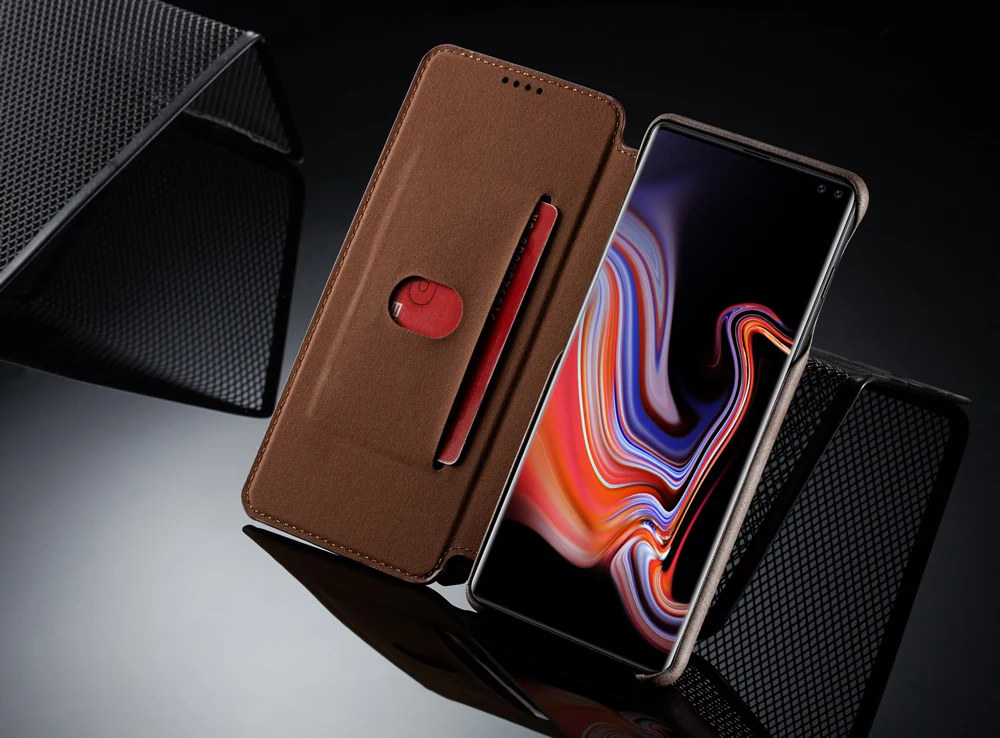 Роскошный чехол Fundas для samsung Galaxy A50 70 Note10 S9 S8 S10 Plus S10e, подставка для телефона, откидной кожаный чехол s Note8 S7 Edge, задняя крышка