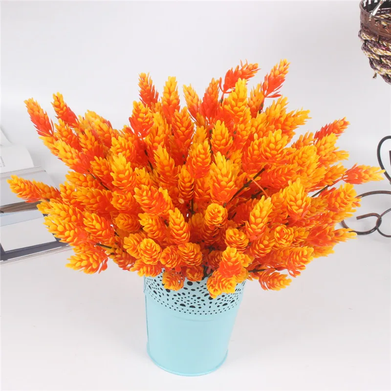 Недорогие рождественские искусственные растения pinecone цветок бромтрава