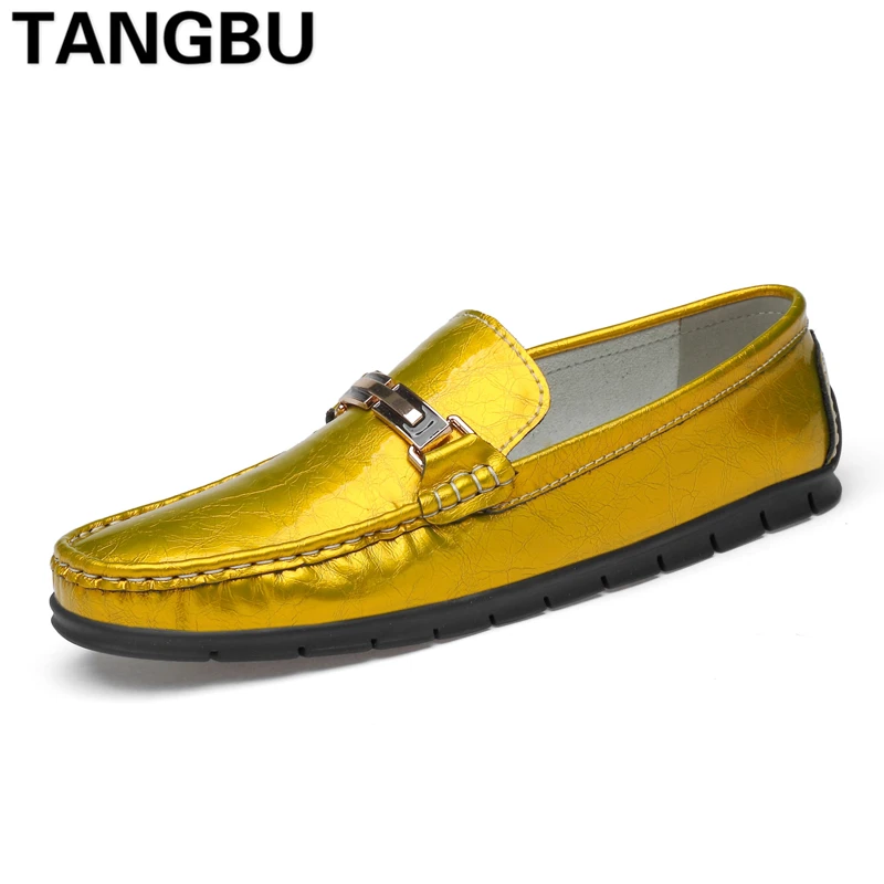 

High Quality Genuine Leather Men Loafer Slip On Breathable Casual Driving Shoes Fashion Men Boat Shoes Moccasins Plus Size 37-46