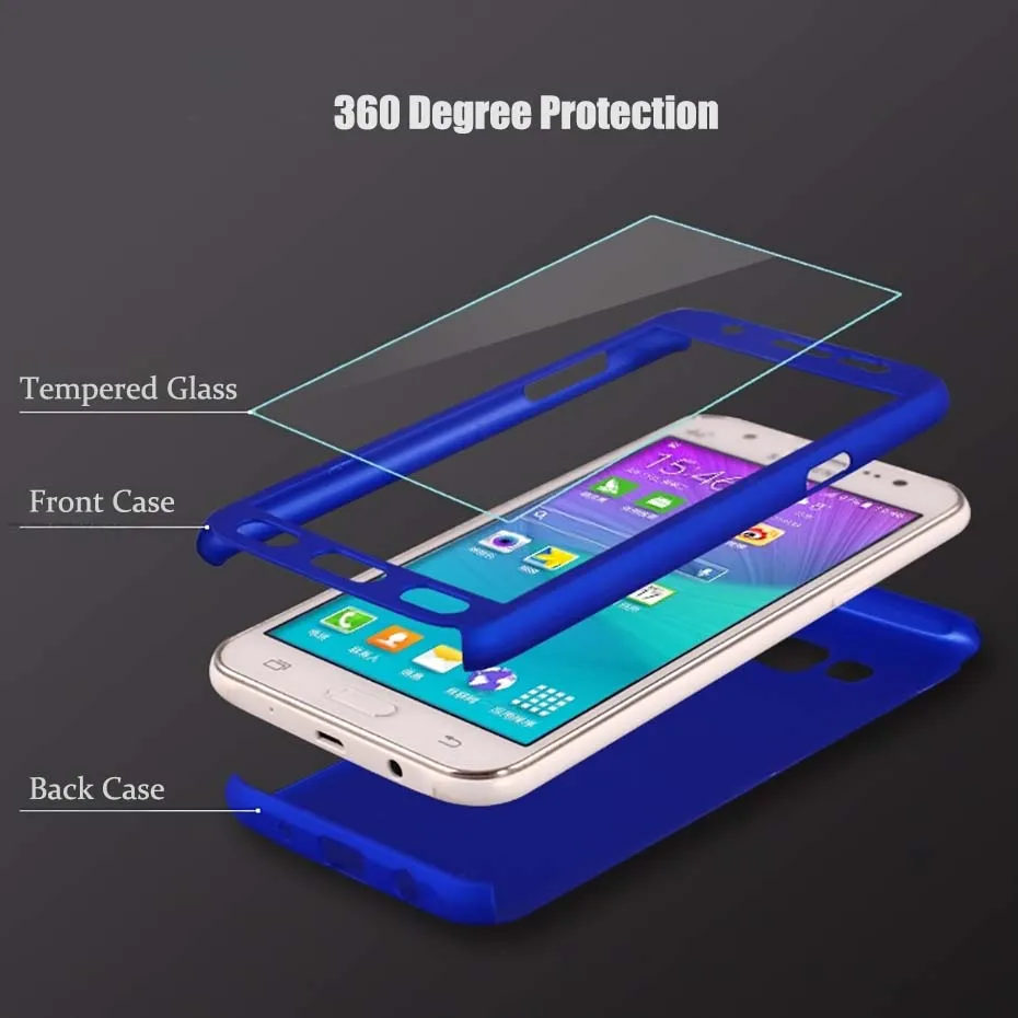 YAMIZOO j3 Case For Samsung Galaxy j5 j7 2016 2017 Case 360 Hard Coque Cover With Glass For Samsung Galaxy j5 j7 j2 Prime Case   (6)