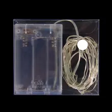 Горячая Распродажа,, 5 компл./лот, 2 м, 20 светодиодов, водонепроницаемые лампы для украшения свадьбы