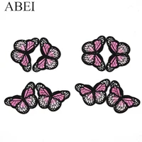 Buy 10 pcs lot Embroidery Pink Butterfly AppliquesBags Stickers Sewing Coats Jeans Fabric Patches Handmade Dress Pants Badge Online - Image 4
