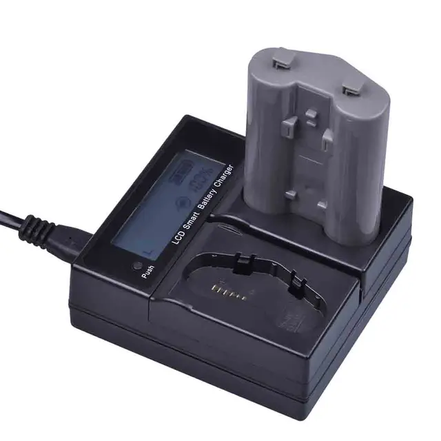 2Pcs 3000mAh EN-EL18 EN-EL18A Battery+Smart Rapid LCD Dual Charger for Nikon EN EL18 ENEL18 D4, D4S, D5, MB-D12, D800, D800E 1Pack
