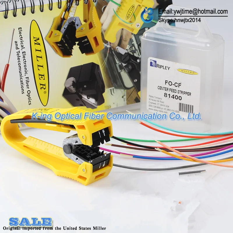 

Original Miller clamp Center holes introduced formula length fiber optic stripper FO-CF Miller stripper Free shipping