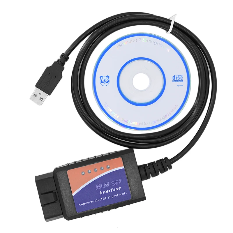 Автомобильные инструменты ELM327 V1.5 USB OBD2 ELM 327 V 1,5 OBDII код считыватель диагностический инструмент мини сканер OBD 2 Автомобильный диагностический инструмент