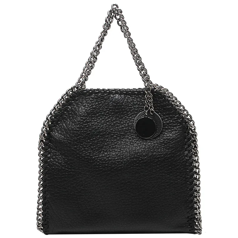 

Fashion hot new women's bag chain personality simple handbag clutch shoulder bag Messenger bag black fashion wild models