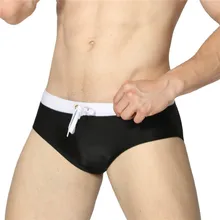 Hot Swimwear Men Breathable Swimsuits Man Swim Trunks Boxer Briefs Sunga Swim Suits Maillot De Bain Beach Shorts